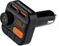 Xtreme Digital Lifestyle Accessories Armor All Wireless Bluetooth FM Transmitter with Dual Port USB Charging, Voice Controls, Bass Boost, Hands-Free Calling and Music Streaming,Block,AHF9-1010-BLK