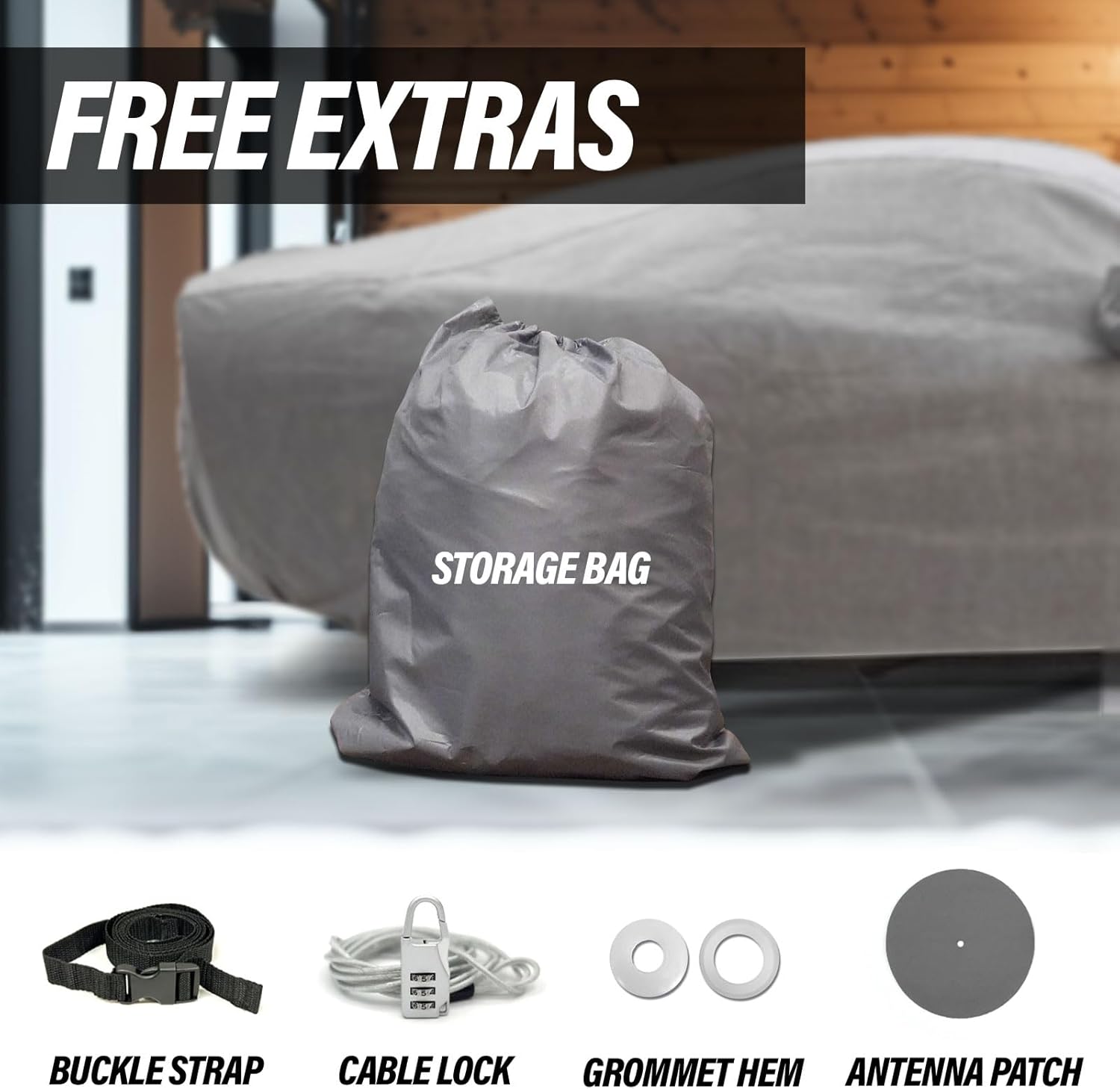 Supreme Full Car Cover - Semi Custom Fit for K5 Blazer 1969-1972 SUV 2-Door | All-Weather Protection: Waterproof, Dustproof, Windproof, UV-Resistant | Includes Accessories
