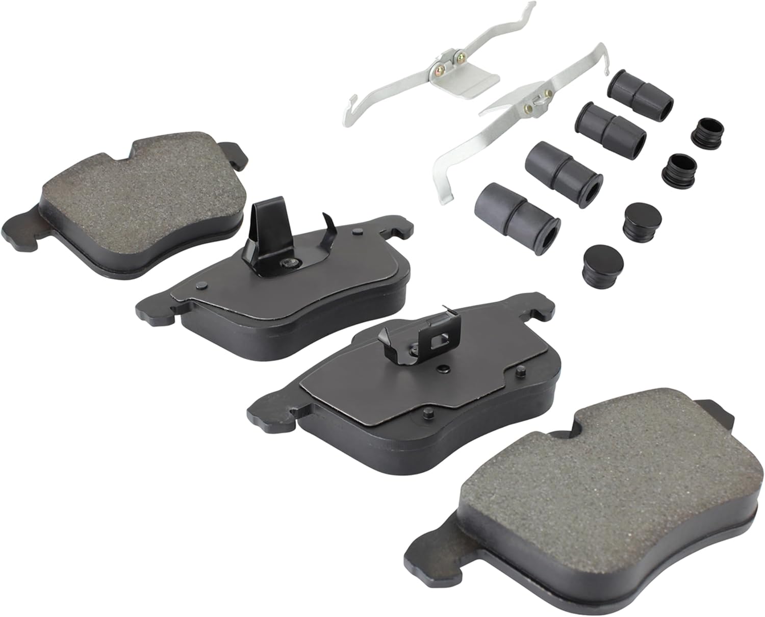 Premium Semi-Metallic Front Brake Pads (1001-1257M) Compatible with Cadillac BLS 2007-2008, Chevrolet Vectra 2003-2008, Saab 9-3 2006-2011