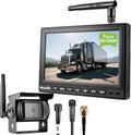 Wireless Backup Camera for Trucks VMW7 high Definition 1080P 7” IPS Monitor System,High-Speed Stable Transmission & Waterproof for Truck,Recreational Vehicle Trailer,Bus,Harvester Pickup Motorhome
