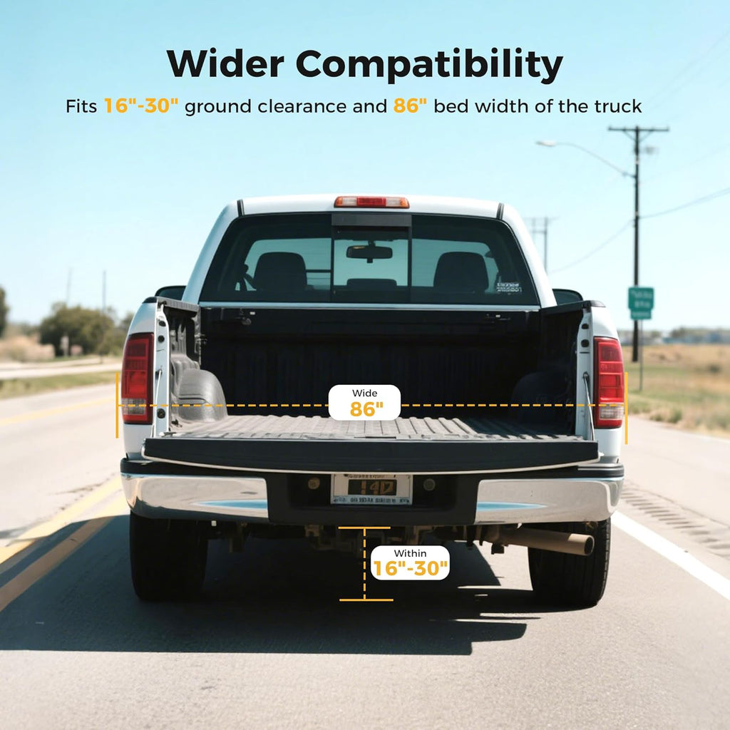 1000lbs Receiver Hitch Mounted Hydraulic 360° Swivel Truck Crane with 3 Boom Capacity Options: 500lbs, 750lbs, 1000lbs. Ideal for Workshops, Construction, Agriculture, and Logging
