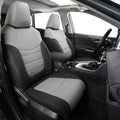 RISINGSTAR Rav4 Hybrid Seat Covers, fit 2019-2025 Toyota Rav4 Hybrid LE,XLE,Woodland Edition,XLE Premium,Limited, Not for XSE/SE/Plug-in(Black&Gray)
