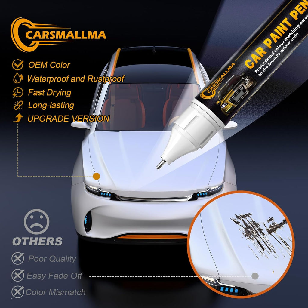 Y2E Calypso Red Car Touch Up Paint for Hyundai, Color Accurate Car Paint Scratch Repair Pen Kit Quick & Easy Fix Vehicle Chips and Automotive Nicks Scuff