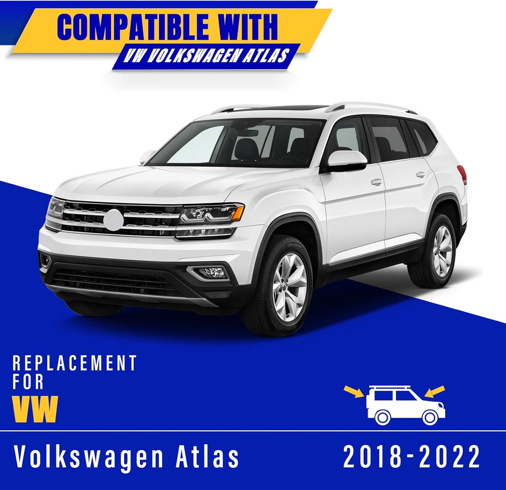 3 wipers Replacement for 2018-2022 2023 VW Volkswagen Atlas, Windshield Wiper Blades Original Equipment Replacement - 26"/22"/12" (Set of 3) Top Lock