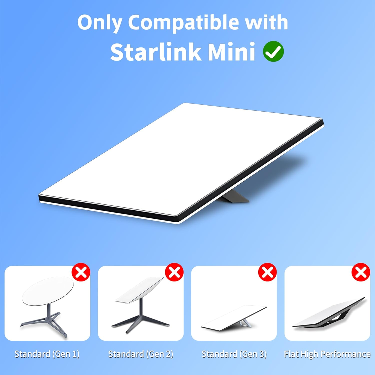 Starlink Mini Cable 12V 24V Car Adapter 10FT/3M Cigarette Lighter to DC Cord Replacement DC Power Cable 18AWG for Starlink Charging Cord Waterproof