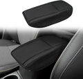 Muslogy Center Console Armrest Cover Compatible with Toyota Corolla 2014-2019 Comfort Armrest Pad Arm Rest Cushion Vegan Leather Protector Regular Thick