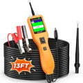 KZYEE KM05 Power Circuit Probe Tester – 12V/24V Automotive Electrical Tester for AC/DC Voltage, Continuity, Resistance, Diode, Relay Test, Component Activation & Shorts Detection, Current Probe Kit