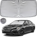KAYZT Windshield Sun Shade for 2017-2023 Subaru Impreza WRX Sedan Impreza WRX Hatchback WRX STI Foldable Sunshade Front Window Custom Fit Car Accessories