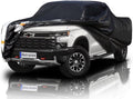 Silverado 1500 Truck Cover Custom Fit 1998-2025 Crew Cab SB (5.7'-5.8') with Door Zipper, 12 Layers Full Exterior Pickup Truck Cover Waterproof All Weather, Wind Dust Sun and UV Protection.