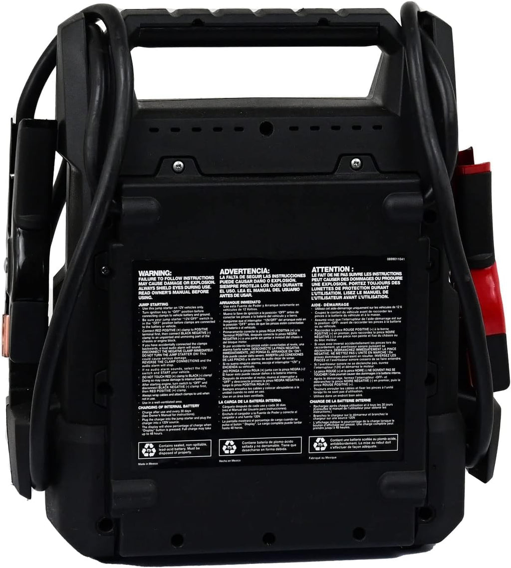 Schumacher Electric DSR ProSeries Car Battery Jump Starter, Maintainer & Portable Power Station - 12V 2400 Peak Amps & 500 Cranking Amps - with DC & USB Charging Ports - DSR158