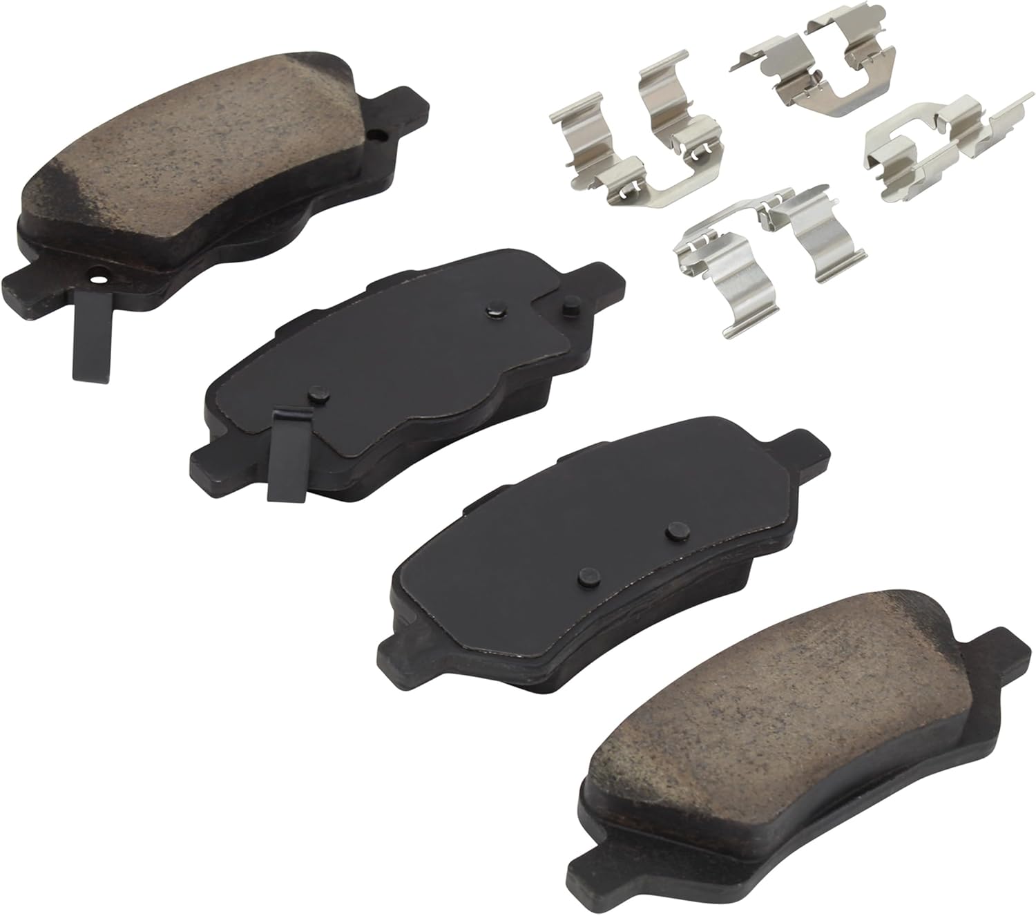 Premium Ceramic Rear Brake Pads (1001-1402C) Compatible with Toyota Venza 2009-2015