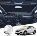 T TGBROS Windshield Sun Shade Custom Fit for 2016-2022 Honda HR-V HRV Accessories Foldable Sun Shield Reflective Polyester Sun Visor Cover Block Heat and Sun Protection