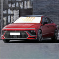 Sun Shade for Sonata Windshield Sunshades for Hyundai Sonata 2020 2021-2024 2025 Windshield Cover Front Window Shields 240T Silver Coating Protector Sun Visor Blocks UV Rays Heat Car Accessories