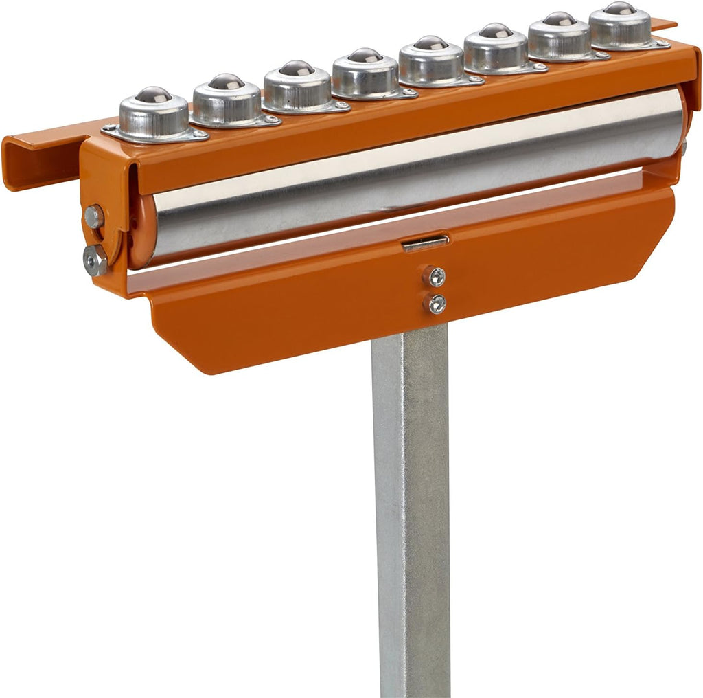Bora Wood Organizer and Lumber Storage Metal Rack with Portamate PM-5093 Tri Function Pedestal Roller