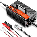 50A 14.6V LiFePO4 Battery Charger 12V Lithium Battery Smart Charger Fast Charging with Anderson Connector AC-DC Trickle Charger for Deep Cycle Rechargeable Batteries of RV Boat Car Marine