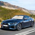 Sun Shade Sunshade for 2021-2023 2024 2025 BMW 4 Series M4 i4 440i 430i 428i 435i 420i Front Windshield Cover, Custom Fit 4 Series Sun Visor Window Shield Blocks UV Rays Car Accessories