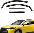 Extra Durable Window Deflectors in-Channel Window Visors Rain Guards Fit for Toyota Corolla Cross 2022-2025, Sun Visors, Wind Vent for Shades, Exterior Car Accessories - 4pcs. AG0493