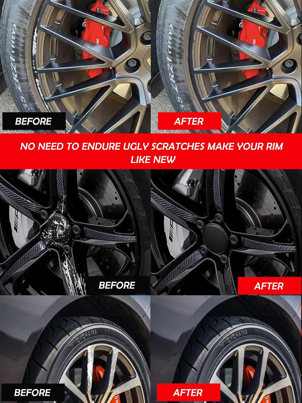Silver wheel Touch Up Paint. Wheel Scratch Repair Pen. Car Rim Paint Pen Quick And Easy Fix Rim Scratches,Rim Paint For Car Wheel Repair