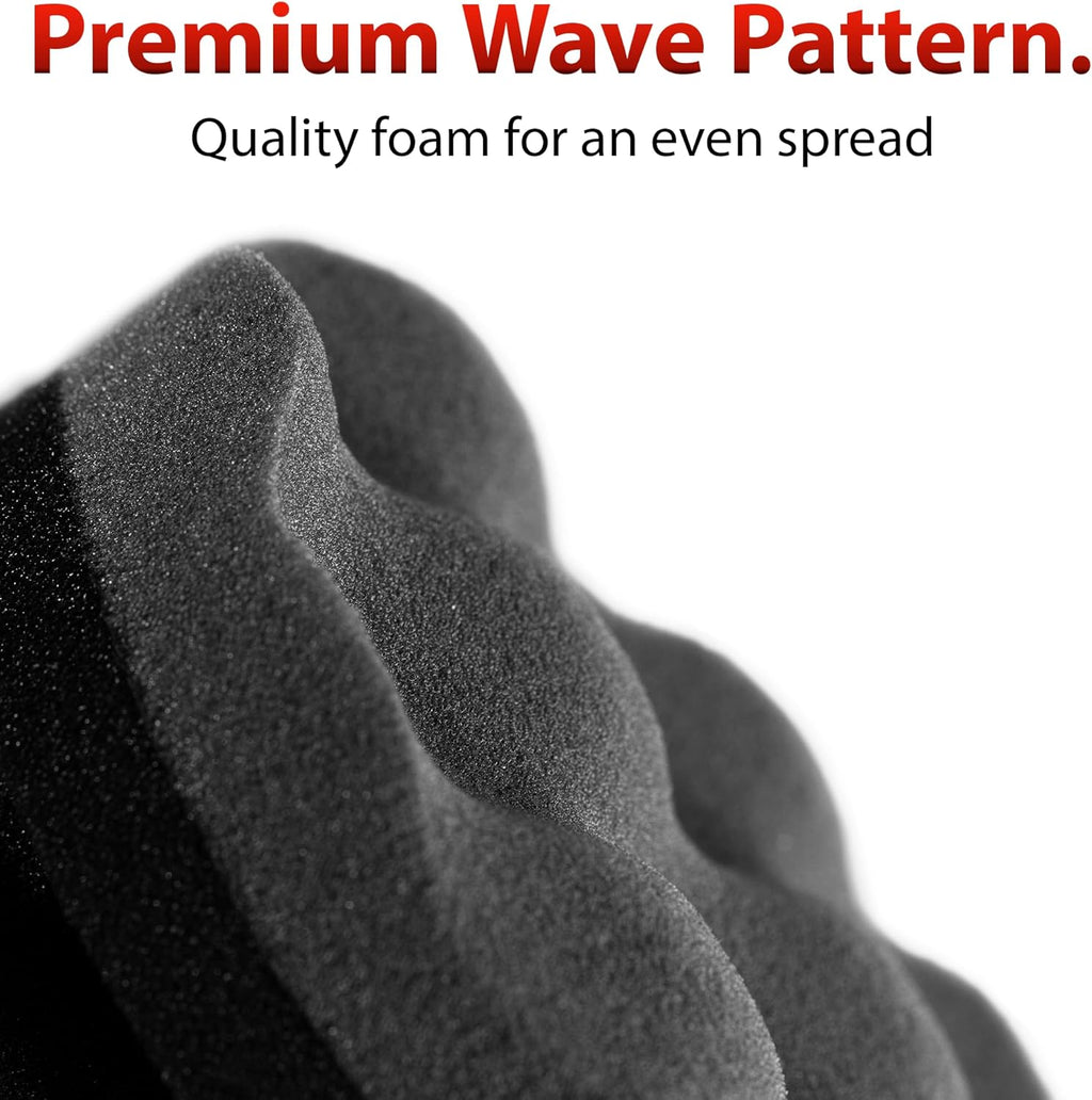 Adam's Polishes Pro Tire Hex Grip Applicator - Tire Shine Car Detailing Foam Sponge Tool | Car Cleaning Supplies After Car Wash leaner | for Vinyl Rubber & Trim Accessories | Wheel & Rim Cleaner