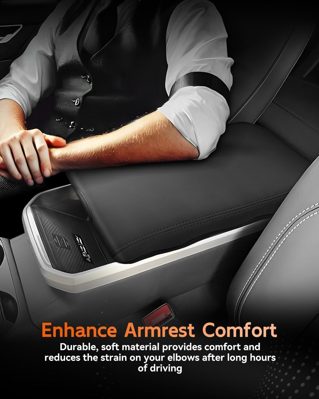 CDEFG for 2025 2026 GMC Terrain Center Console Cover Armrest Box Cover Terrain (Elevation, AT4, Denali) Accessories Console Arm Rest Protector