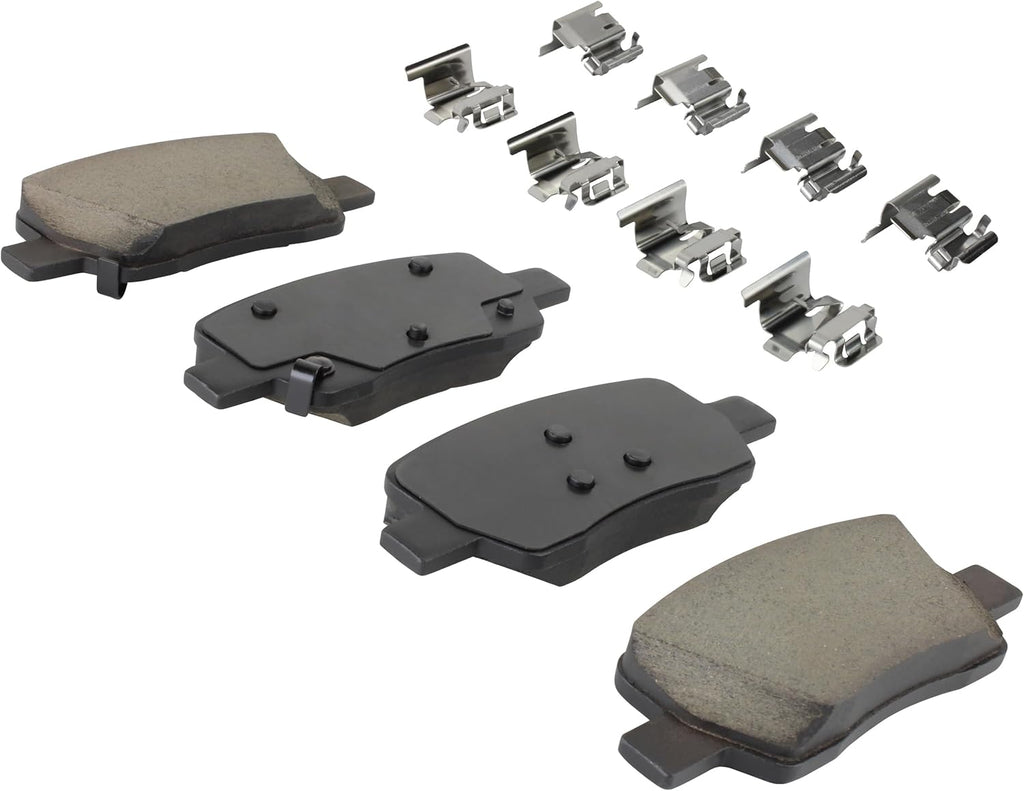 Premium Ceramic Rear Brake Pads (1001-2381C) Compatible with Hyundai Santa Cruz 2022-2025, Hyundai Santa Fe 2021-2024, Kia Carnival 2022-2024, Kia Sorento 2021-2024