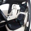 FLORICH Car Seat Cushion and Lumbar Support Pillow for Office Chair Car, Neck Headrest Pillow, Ergonomic Memory Foam, Pressure-Relieving Back Support for Car, Office Chair & Wheelchair – Black