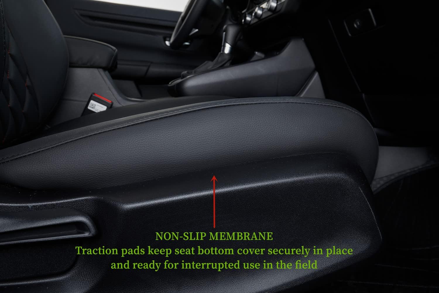 coverdream CRV Leather Seat Covers for 2023-2025 2026 Honda CRV LX,EX,EX-L,Sport Series,Hybrid,Fully Covered,Airbag Compatible Waterproof Car Seat Protector (Full Set,Black/Red)