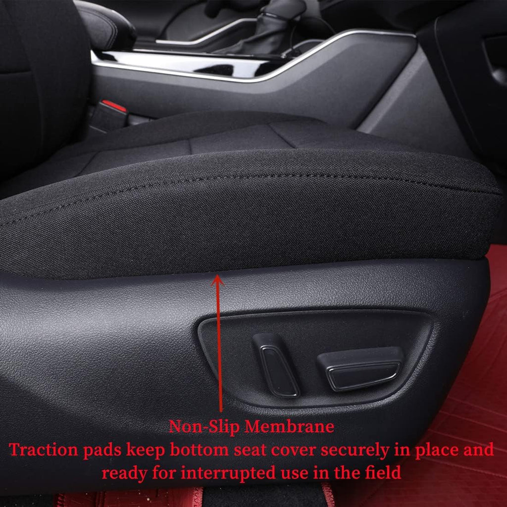 coverdream Custom Seat Covers Compatible with Select Toyota Camry SE,SE Sport,XSE 2012 2013 2014 2015 2016 2017 Models (Black,Full Set)