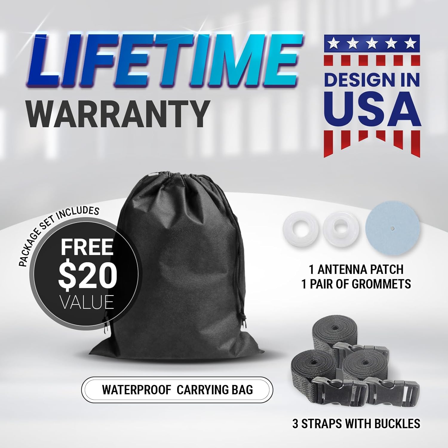 iCarCover Premium Car Cover for 1973-1975 Pontiac Grand Am Heavy Duty Waterproof All-Weather Automobiles Custom Fit Indoor Outdoor UV Snow Protection Covers with Straps and Bag