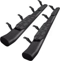 4.3 Inches Oval Tube Bar Running Boards Compatible with 2024 2025 Tacoma Double Cab with 4 Full-Size Doors. Tacoma Step Bars and Carbon Steel Side Steps Step Bars.