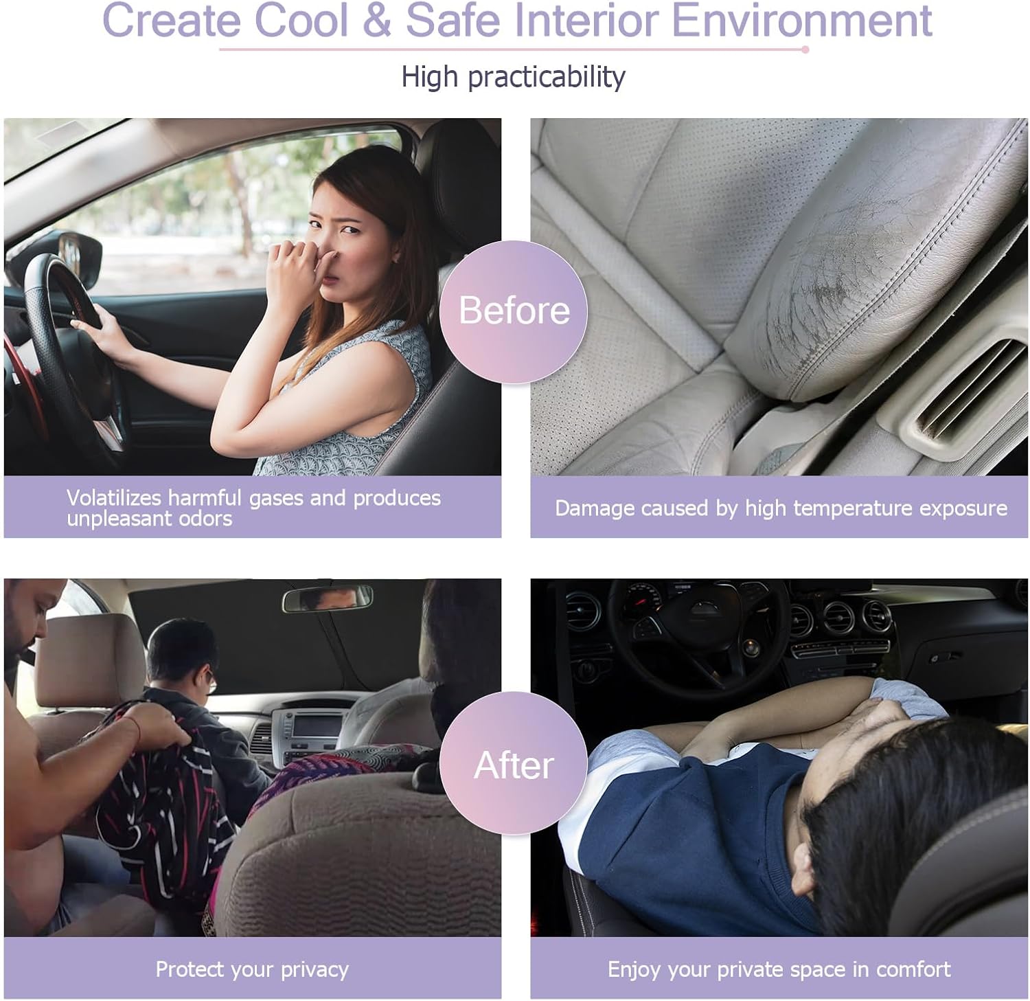 LUWU for 2025 EX30 Windshield Sun Shade EX30 Windshield Sunshades 2025 EX30 Accessories Foldable Sunshade Cover Block UV Ray Front Window Sunshade