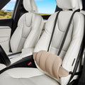 Lumbar Support Pillow for Car,Back Support for Car Seat Cushion,Adjustable Straps Securely Fixed Car Lumbar Support Pillow for Office Chair (Beige)
