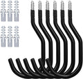 HORUSDY 6 Pack Heavy Duty Bike Hooks - 7.5 inches, 100LBS Capacity for Garage Wall and Ceiling