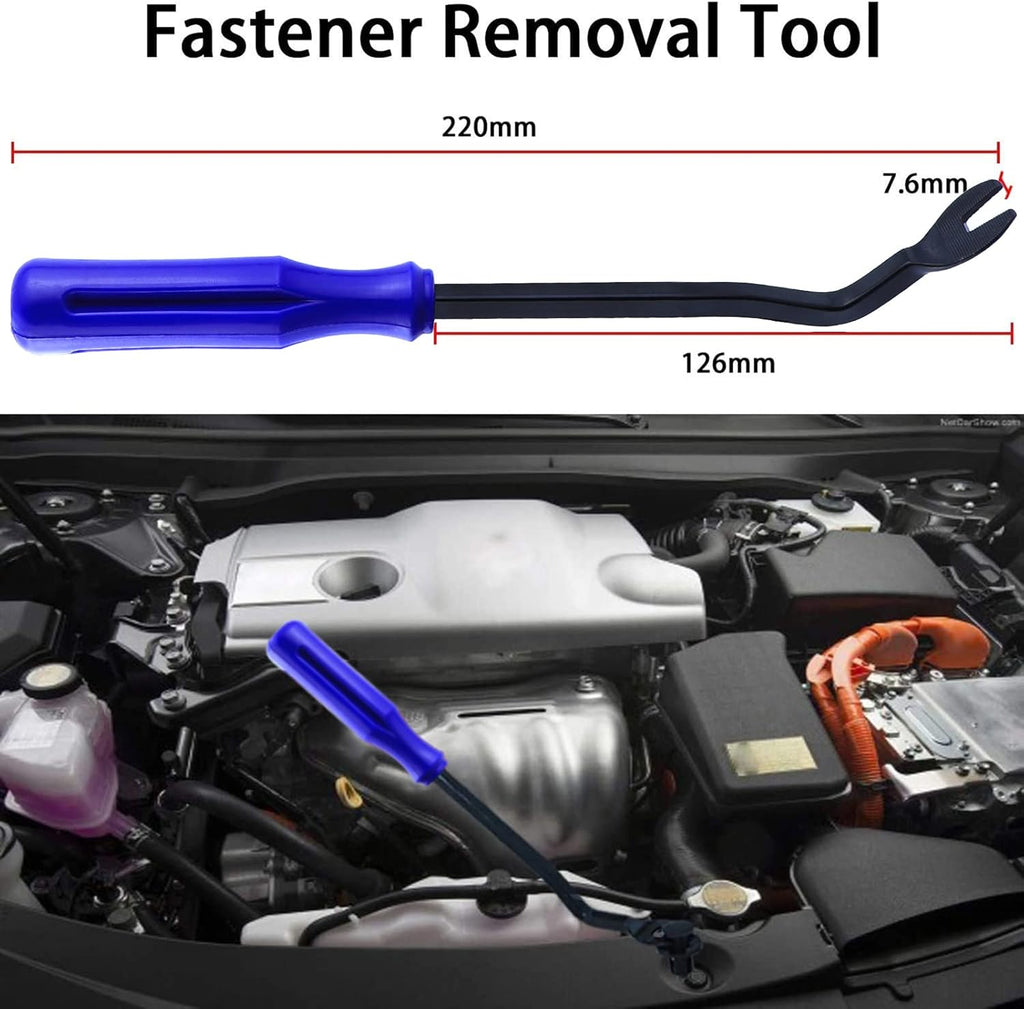 801pcs Car Push Retainer Clips with 24 Popular Push Pins for Auto Parts - Sizes - Blue Fastener Remover Tool for Toyota, GM, Ford, Honda, Acura, Chrysler
