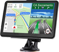 GPS Navigation for Car Truck Navigator Latest Maps 7 Inch Touch Screen Vehicle GPS Commercial Trucker Navigation Voice Speeding Warning Free Lifetime Update of World Maps
