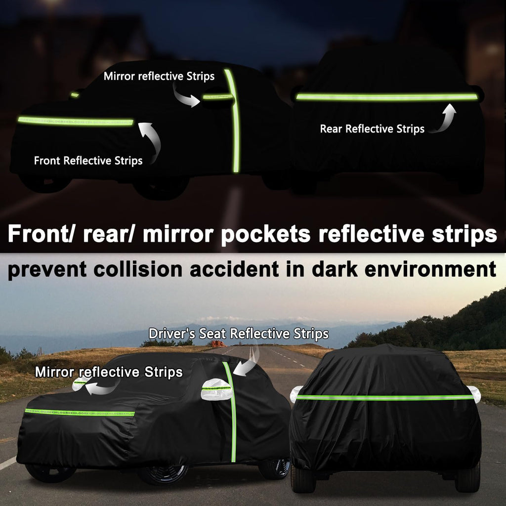 Car Cover for 2002-2025 Mini Cooper/Cooper S/Hardtop/Convertible 2-Door,Full Exterior Car Covers for Automobiles All Weather Waterproof Heavy Duty,Zipper/Cotton Rain UV Proof Custom fit【210T Taffeta】