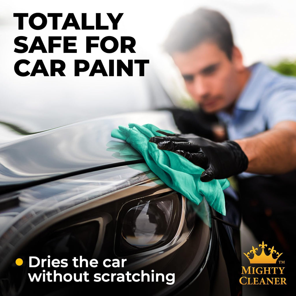 Premium 2pk +1 Free Shammy Cloth for Car Drying - 26"x17" - Super Absorbent Chamois Towel for Car - Scratch-Free, Reusable & Soft