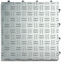 Big Floors GarageTrac Diamond, Interlocking Non-Slip Garage Flooring Tile, Durable, Modular, Heavy-Duty Copolymer, Easy Install (Alloy, 12 Pack of 12 x 12" Tiles)