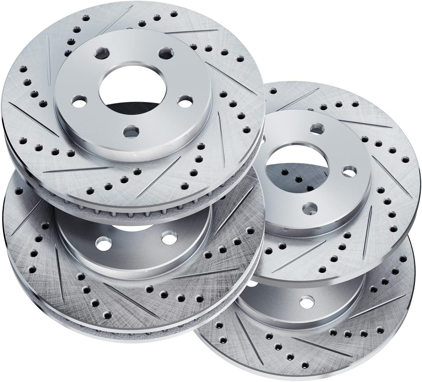 Power Sport Fit 2006-2009 Hyundai,Kia,Azera,Amanti PowerSport Full Kit Brake Rotors