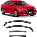 Voron Glass in-Channel Extra Durable Rain Guards for Nissan Sentra 2020-2025, Window Deflectors, Vent Window Visors, 4 Pieces - 200903