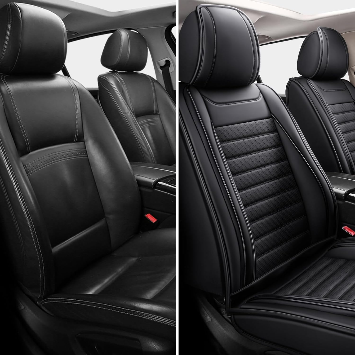 Car Seat Covers,Car Seat Protector Waterproof,Seat Covers Front, Car Seat Protectors,Automotive Seat Covers Fit for Most Cars Black