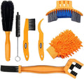7pcs Bicycle Bike Cleaning Tools Set, Bike Clean Brush Kit Suitable for Mountain, Road, City, Hybrid, BMX and Folding Bike