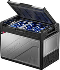 BougeRV 12 Volt Portable Refrigerator, 69 Quart Rocky V2.0 Dual Zone Car Fridge Freezer with APP Control, Compressor Cooler 12/24V DC, 110~240V AC for Overlanding, Camping, Travel, RV, Truck