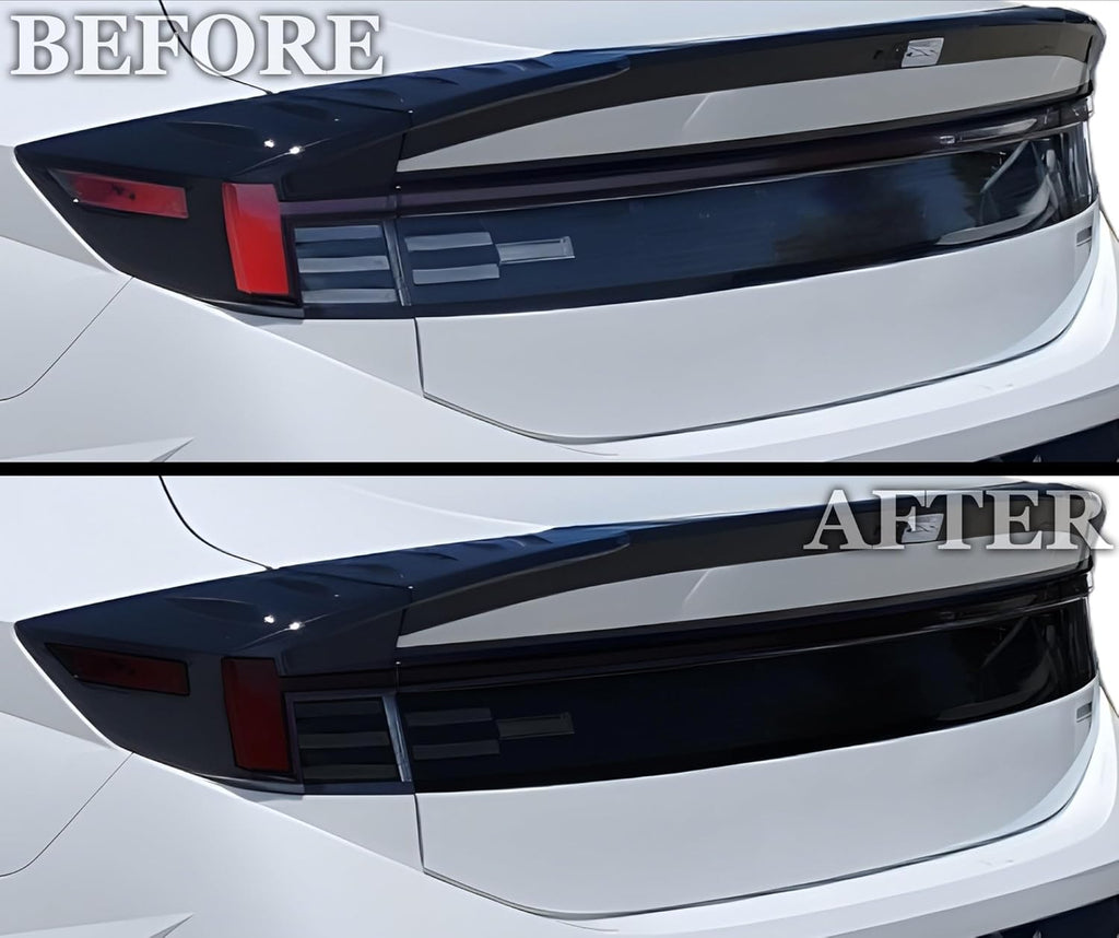 BOGAR TECH DESIGNS Precut for Hyundai Sonata 2024-2025 Full Headlight Taillight Tint Kit, Dark Smoke