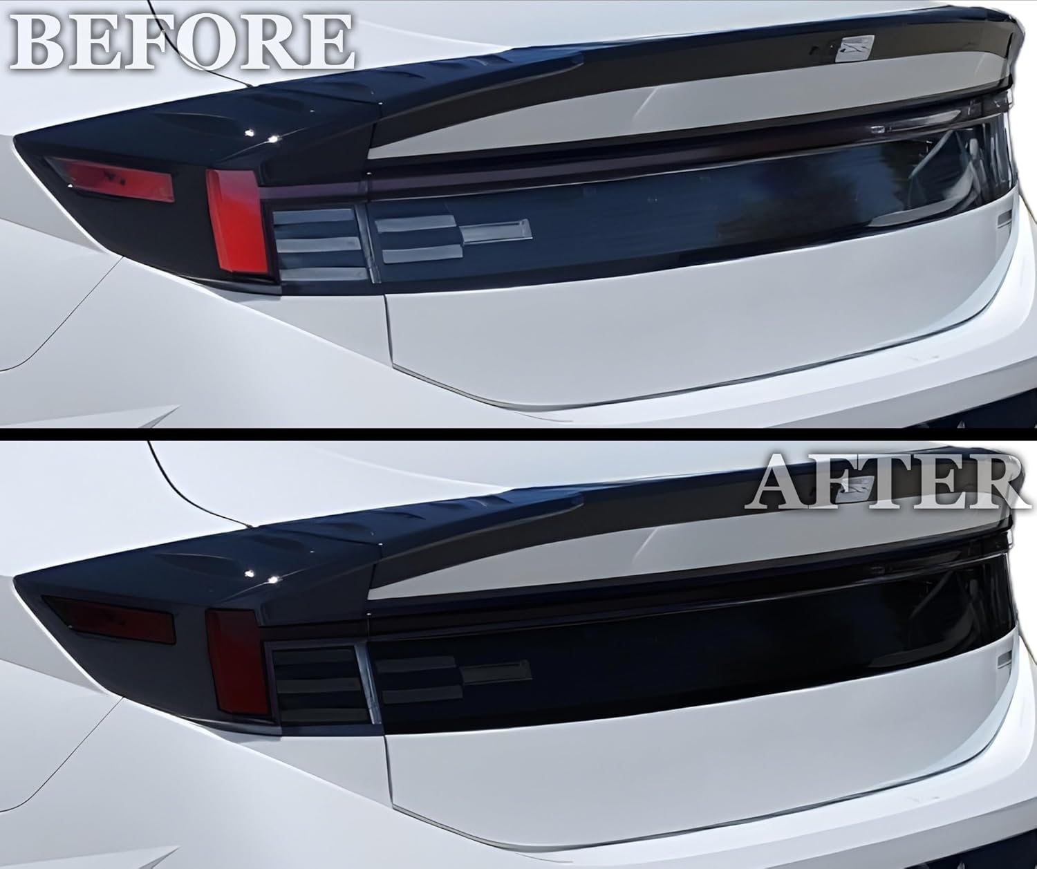 BOGAR TECH DESIGNS Precut for Hyundai Sonata 2024-2025 Full Headlight Taillight Tint Kit, Dark Smoke