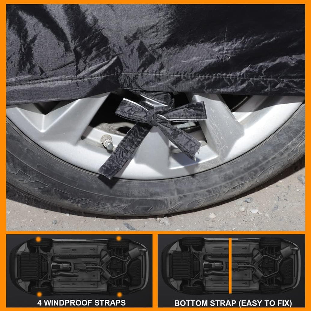 Waterproof Custom SUV Car Cover Compatible with Toyota RAV4 2007-2026/ bZ4X(bZ) 2026-2023 SUV, All-Weather Car Covers with Cotton Lining, Heavy Duty Rain Sun Snow UV Covers for Outdoor Indoor