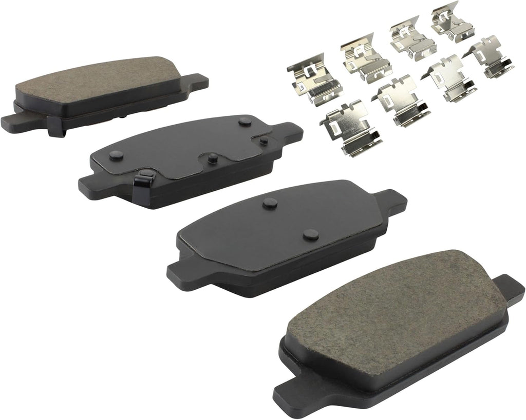 Premium Ceramic Rear Brake Pads (1001-2283C) Compatible with Tesla 3 2017-2023, Tesla Y 2020-2024