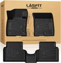 LASFIT Floor Mats for Ford Maverick 2022-2025(for Gasoline Models Only) All Weather Car Floor Pretoctor TPE Truck Liners for Ford Maverick Gas, 1st & 2nd Row Black