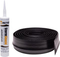 Storm Shield® 16’ Garage Door Seal Threshold Strip - Durable PVC Rubber Seal Strip - Flame Resistant, Weatherproofing Garage Door Installation - Epoxy Adhesive - Made in The USA
