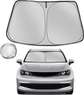 Windshield Sun Shade for 2017-2025 Chrysler Pacifica Minivan Foldable Sun Sunshade for Car Front Window Blocks UV Rays and Heat Automotive Interior Protector Custom Fit Accessories